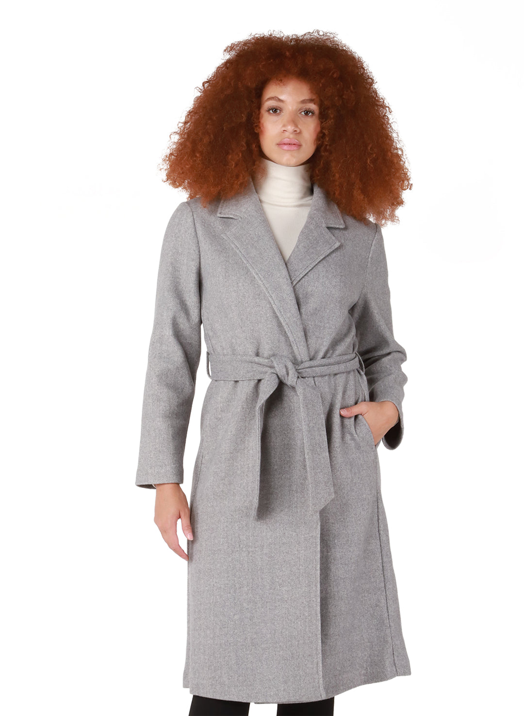 Longline Belted Coat